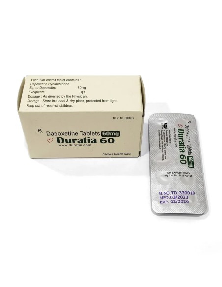 Duratia 60 (Dapoxetina) - pastile pentru întârzierea ejaculării - imagine secundară
