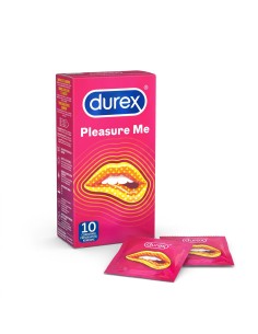 Prezervative cu striații Durex Pleasure Me - prezervative texturate - imagine principală