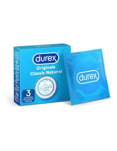 Prezervative Durex Originals Classic Natural - prezervative clasice - imagine principală