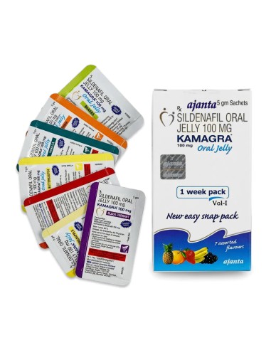 KAMAGRA JELLY - 7 PLICURI + 1 GRATIS, ORIGINALĂ AJANTA PHARMA - imagine principală